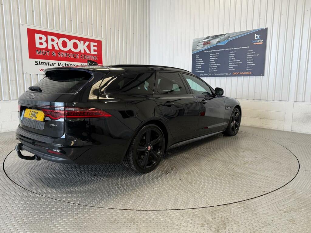 Jaguar XF Estate 2.0D R-sport Sportbrake Euro 6 Ss 5 SV68XHC Black #3