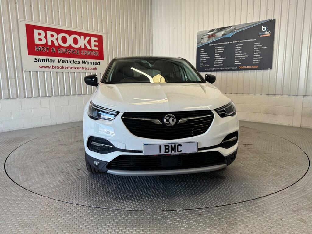 Vauxhall Grandland X Suv 1.2 Turbo Elite Nav Euro 6 Ss 201868 HJ68OTW White #2