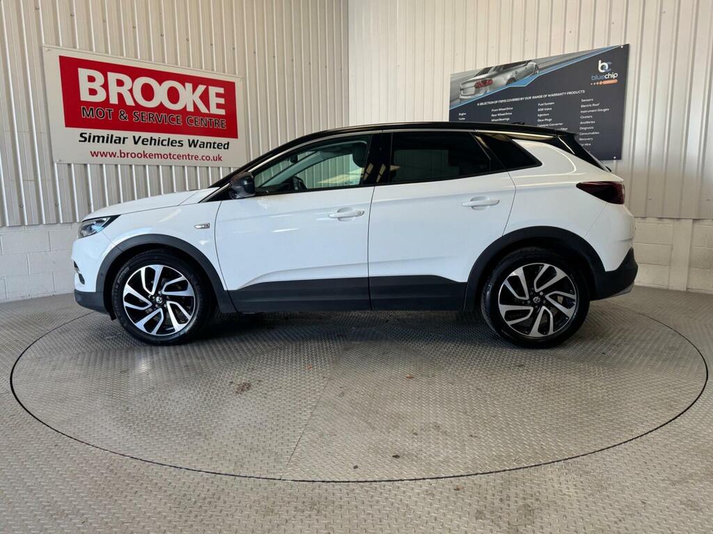 Vauxhall Grandland X Suv 1.2 Turbo Elite Nav Euro 6 Ss 201868 HJ68OTW White #4