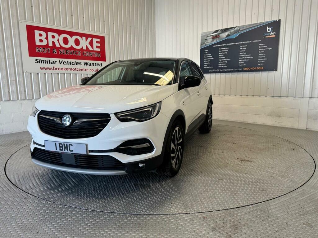 Vauxhall Grandland X Suv 1.2 Turbo Elite Nav Euro 6 Ss 201868 HJ68OTW White #3