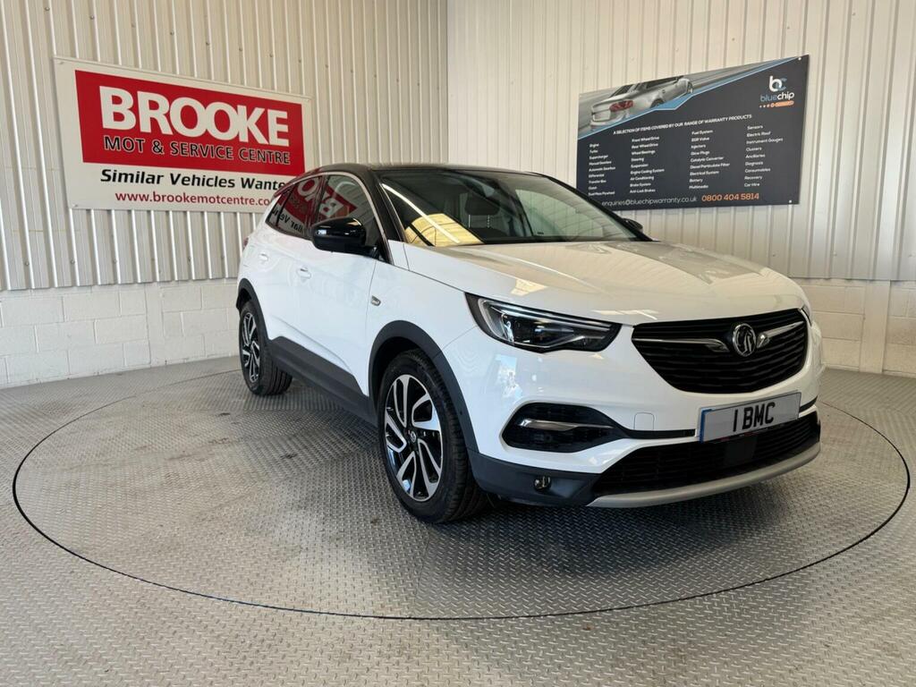 Vauxhall Grandland X Suv 1.2 Turbo Elite Nav Euro 6 Ss 201868 HJ68OTW White
