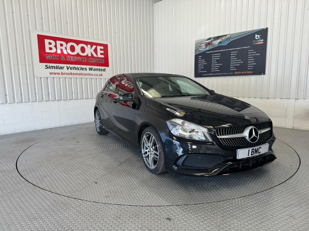 Mercedes-Benz A Class Hatchback 1.6 A160 Amg Line Euro 6 Ss 2018 Black