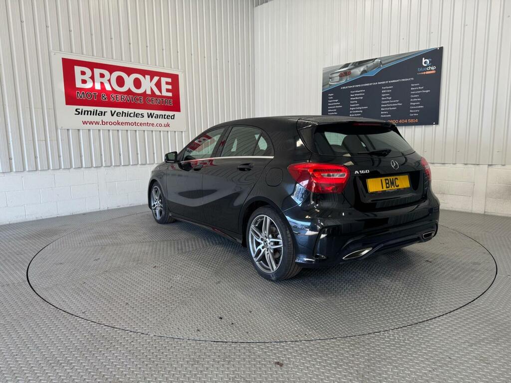 Mercedes-Benz A Class Hatchback 1.6 A160 Amg Line Euro 6 Ss 2018 LP67XJZ Black #5