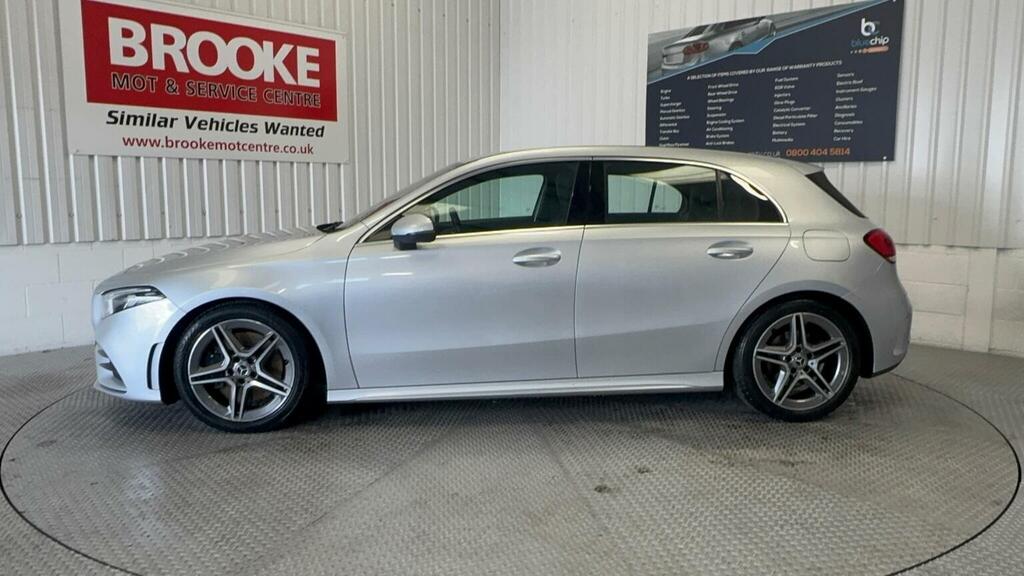 Mercedes-Benz A Class Hatchback 2.0 A250 Amg Line 7G-dct Euro 6 Ss WF68JJK Silver #2