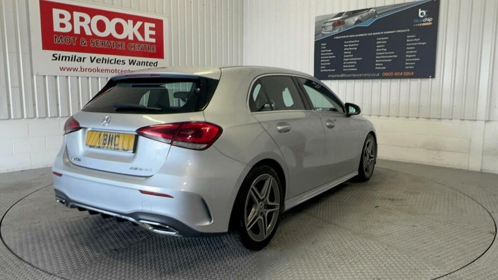 Mercedes-Benz A Class Hatchback 2.0 A250 Amg Line 7G-dct Euro 6 Ss WF68JJK Silver #5