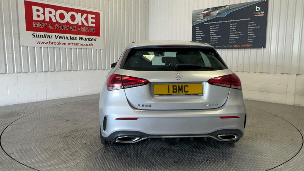 Mercedes-Benz A Class Hatchback 2.0 A250 Amg Line 7G-dct Euro 6 Ss WF68JJK Silver #4