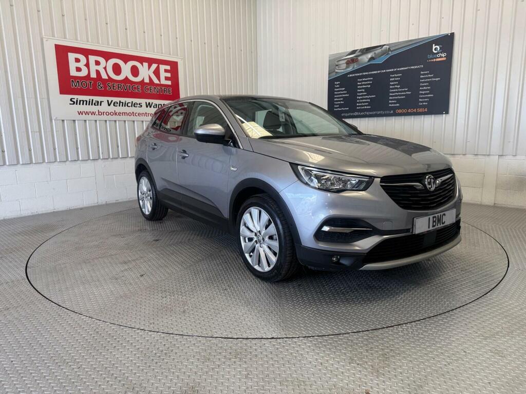 Vauxhall Grandland X 1.2 Turbo Elite Nav Euro 6 Ss FD70MHY Grey
