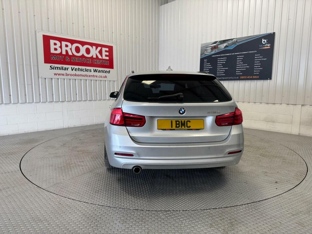 BMW 3 Series Estate 2.0 318D Se Touring Euro 6 Ss HV66VYY Silver #6