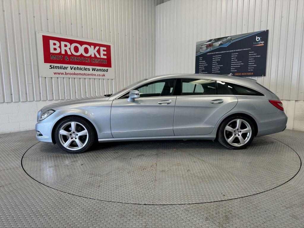 Mercedes-Benz CLS 3.0 Cls350 Cdi V6 Shooting Brake G-tronic Euro 5 BN14OVD Silver #4