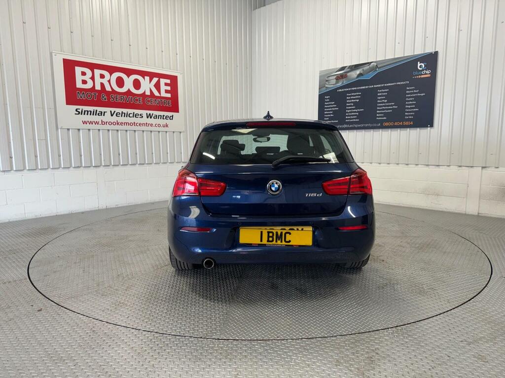 BMW 1 Series Hatchback 1.5 116D Se Business Euro 6 Ss 2 FG18GCY Blue #6