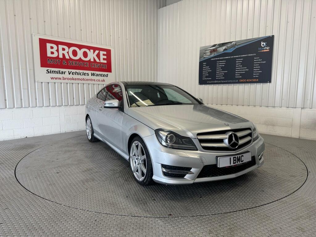 Mercedes-Benz C Class Coupe 2.1 C220 Cdi Amg Sport Edition G-tronic Eur Silver