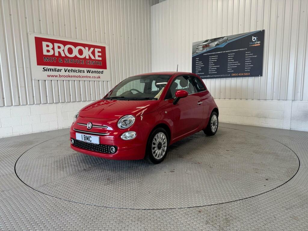 Fiat 500 Hatchback 1.2 Lounge Euro 6 Ss 201969 RX69HXE Red #3