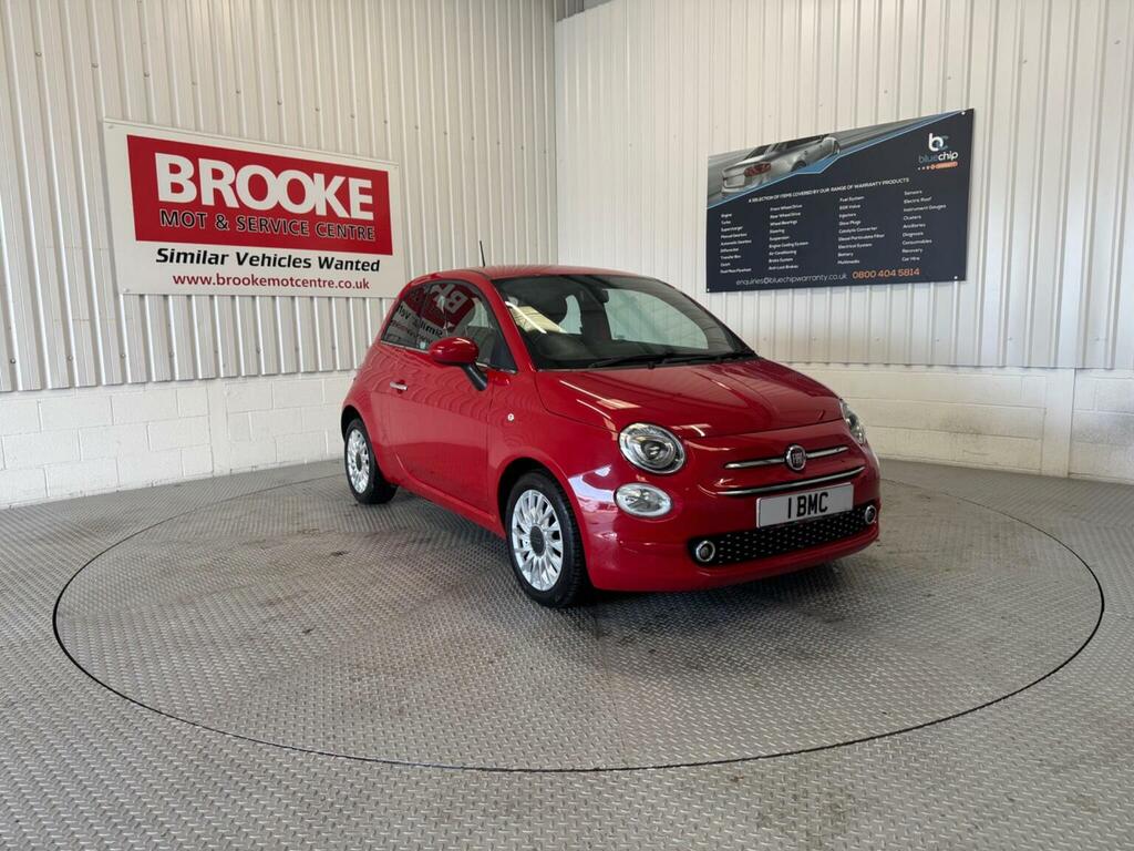 Fiat 500 Hatchback 1.2 Lounge Euro 6 Ss 201969 Red