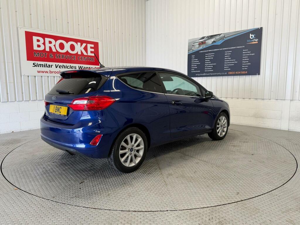 Ford Fiesta Hatchback 1.0T Ecoboost Titanium Euro 6 Ss MD67BZS Blue #3