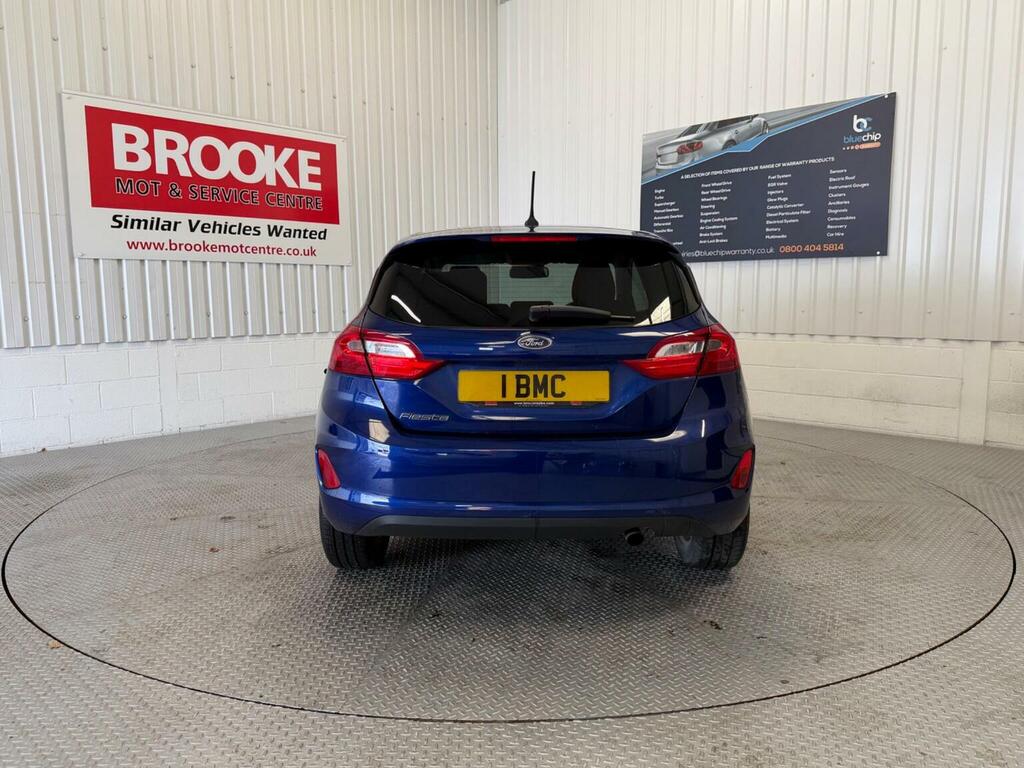 Ford Fiesta Hatchback 1.0T Ecoboost Titanium Euro 6 Ss MD67BZS Blue #4
