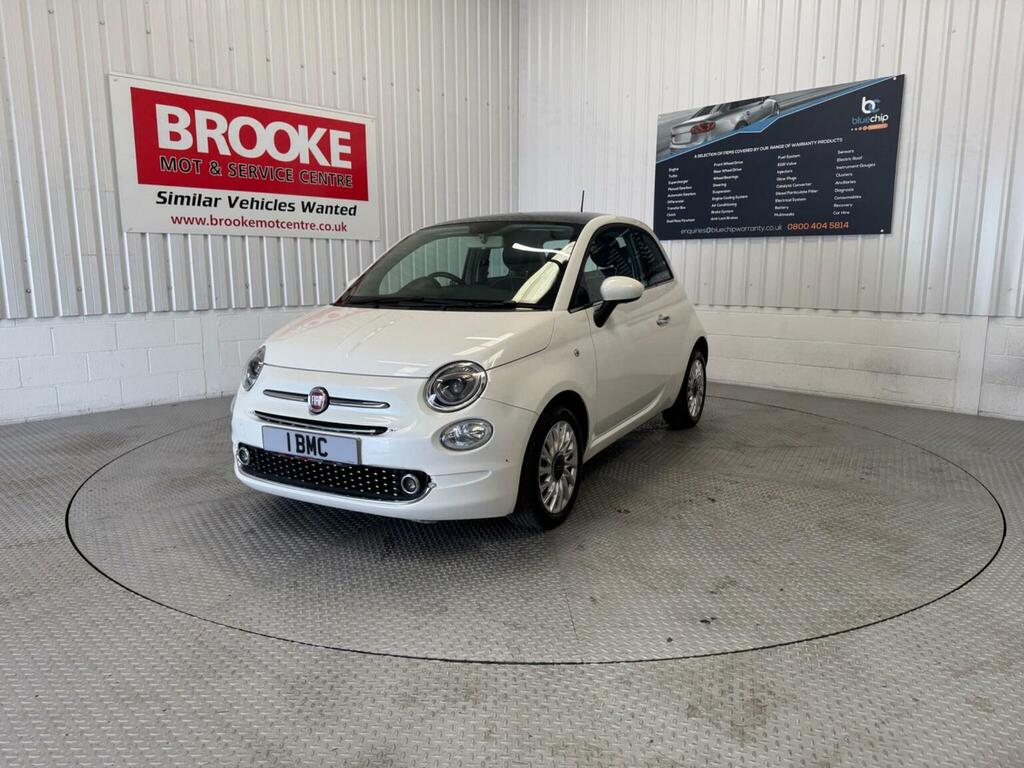 Fiat 500 Hatchback 1.2 Lounge Euro 6 Ss 201818 VE18KRF White #3