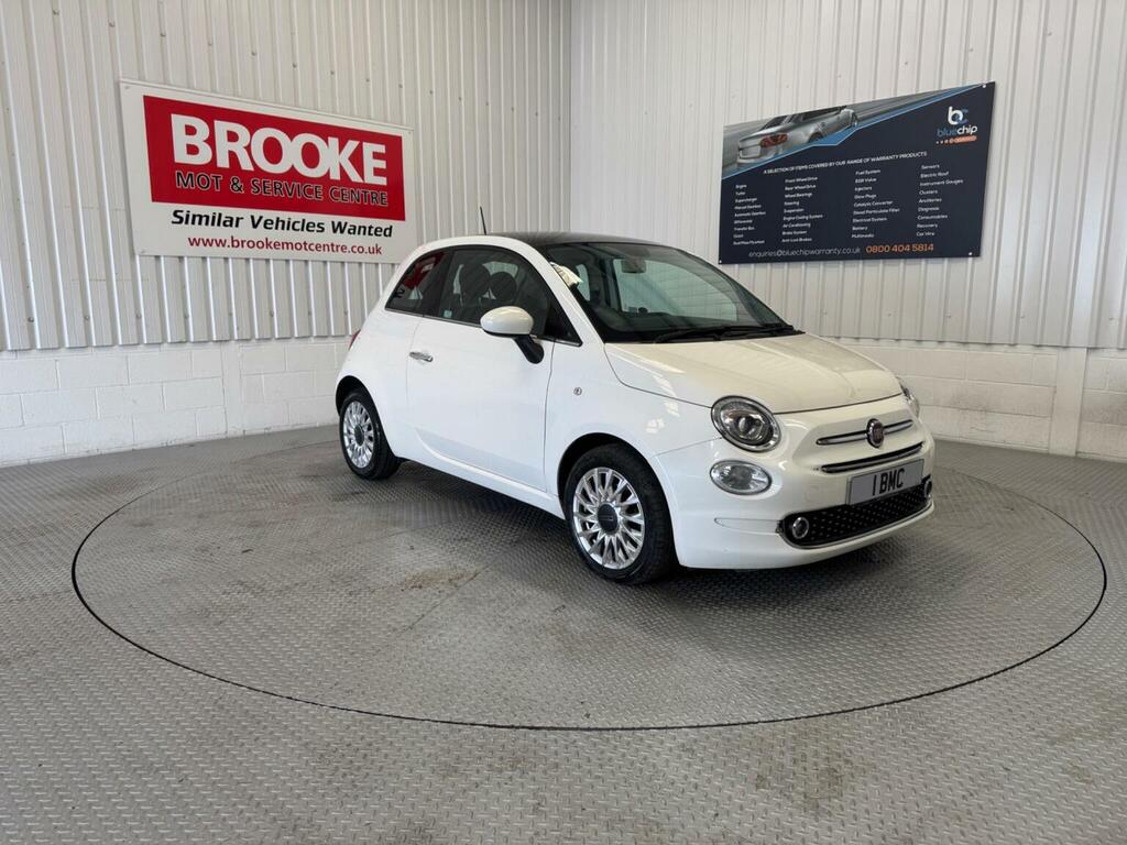 Fiat 500 Hatchback 1.2 Lounge Euro 6 Ss 201818 White