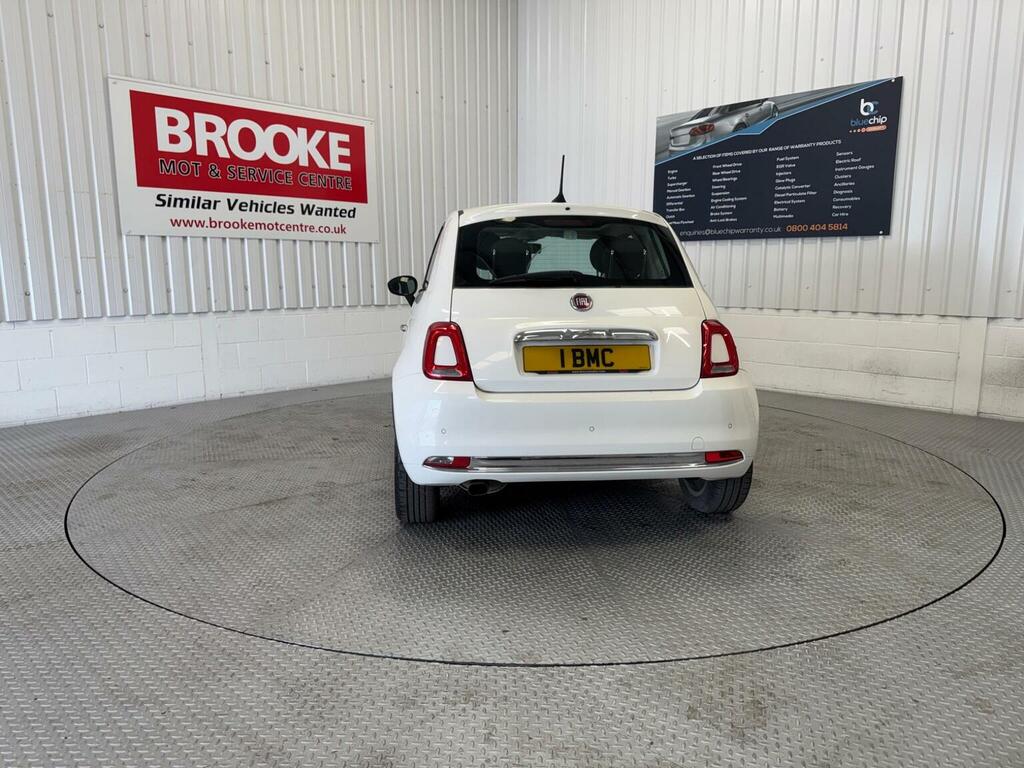 Fiat 500 Hatchback 1.2 Lounge Euro 6 Ss 201818 VE18KRF White #6