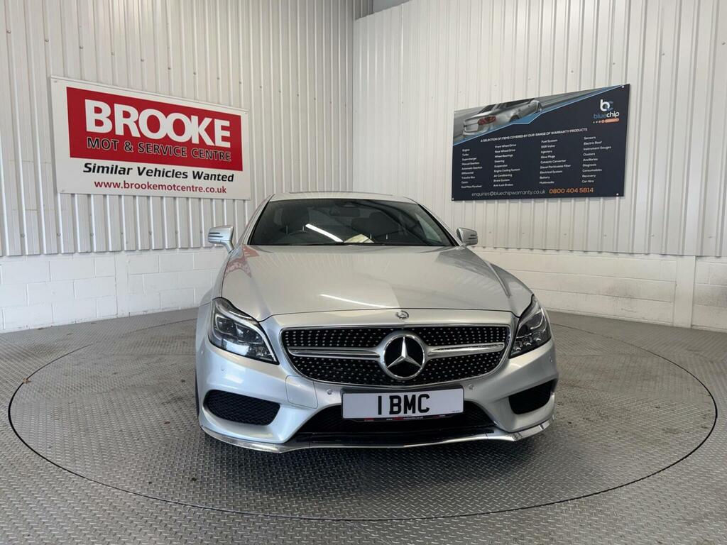 Mercedes-Benz CLS Saloon 2.1 Cls220d Amg Line Premium Coupe G-tron LM66EZH Silver #2
