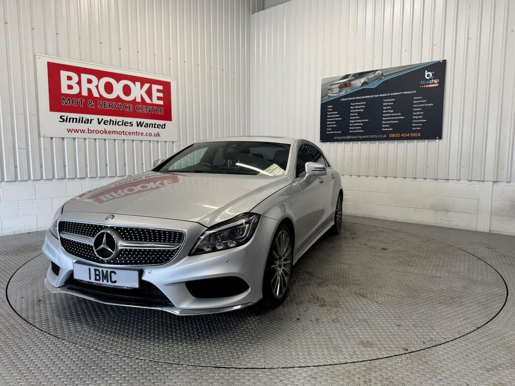 Mercedes-Benz CLS Saloon 2.1 Cls220d Amg Line Premium Coupe G-tron LM66EZH Silver #3
