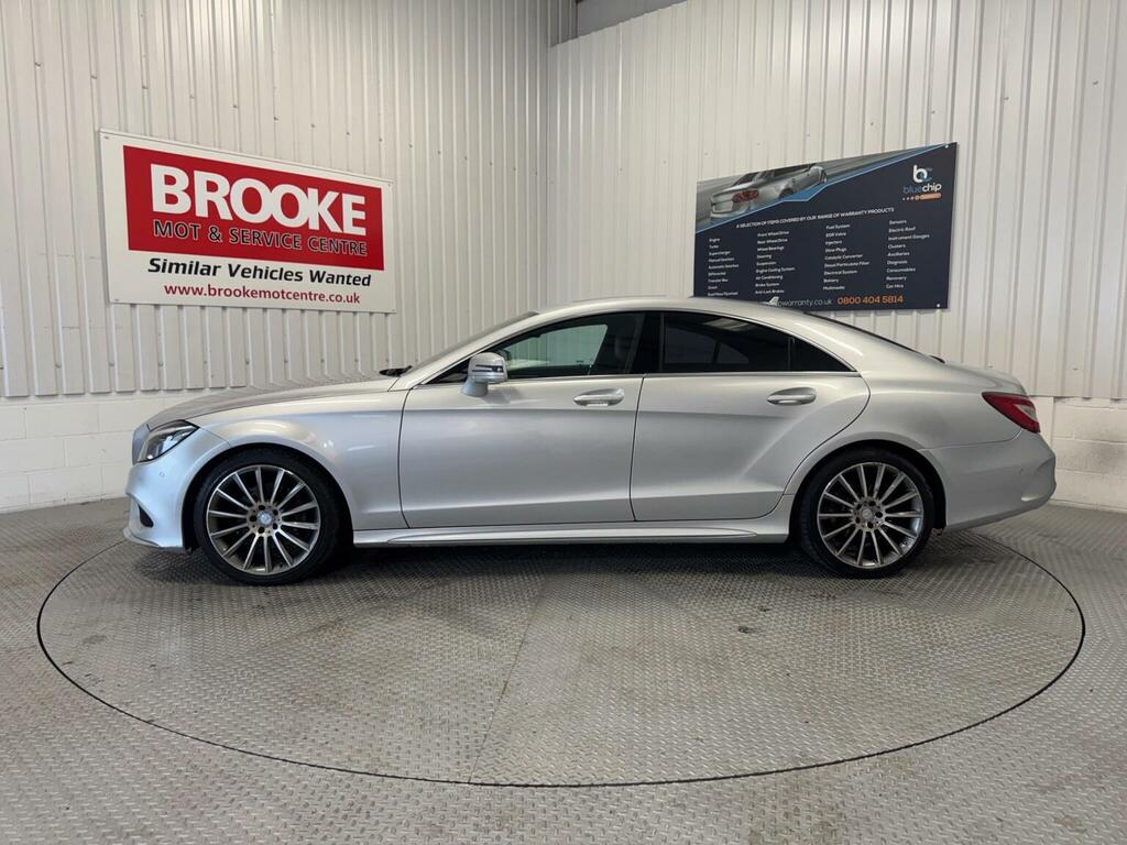 Mercedes-Benz CLS Saloon 2.1 Cls220d Amg Line Premium Coupe G-tron LM66EZH Silver #4