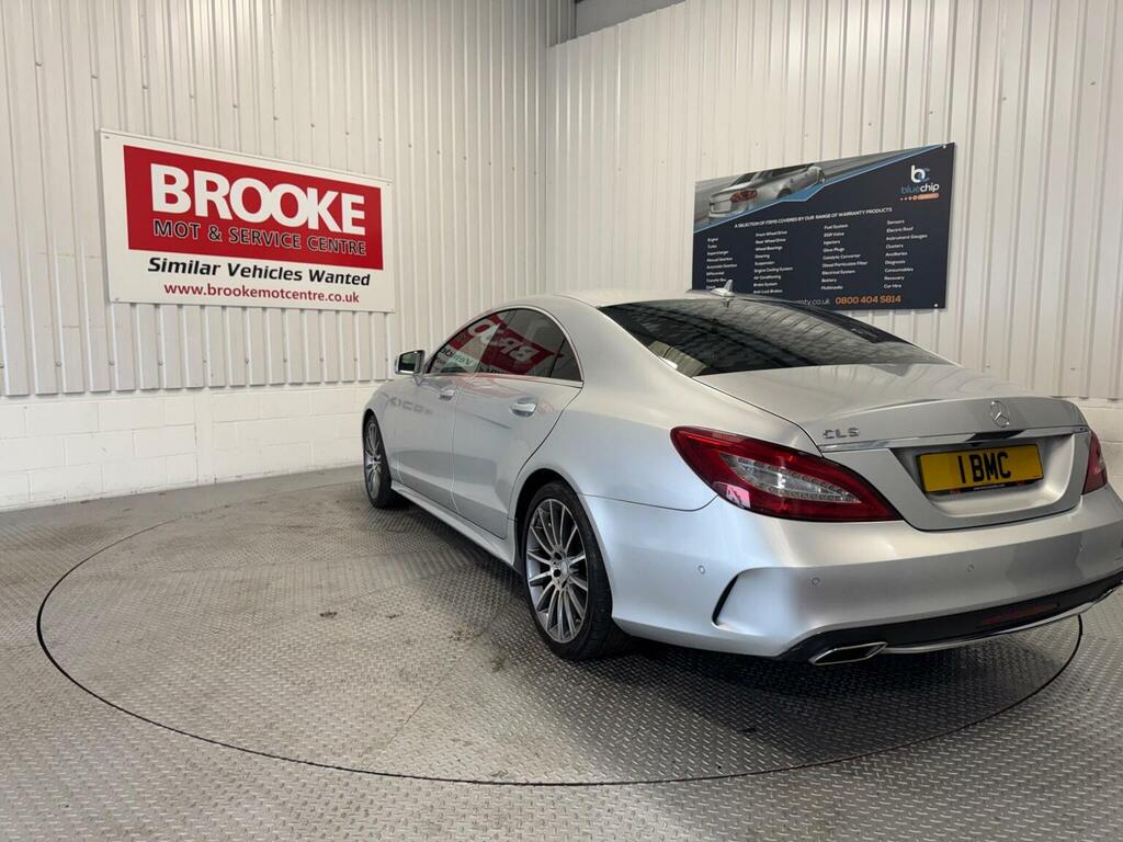Mercedes-Benz CLS Saloon 2.1 Cls220d Amg Line Premium Coupe G-tron LM66EZH Silver #5