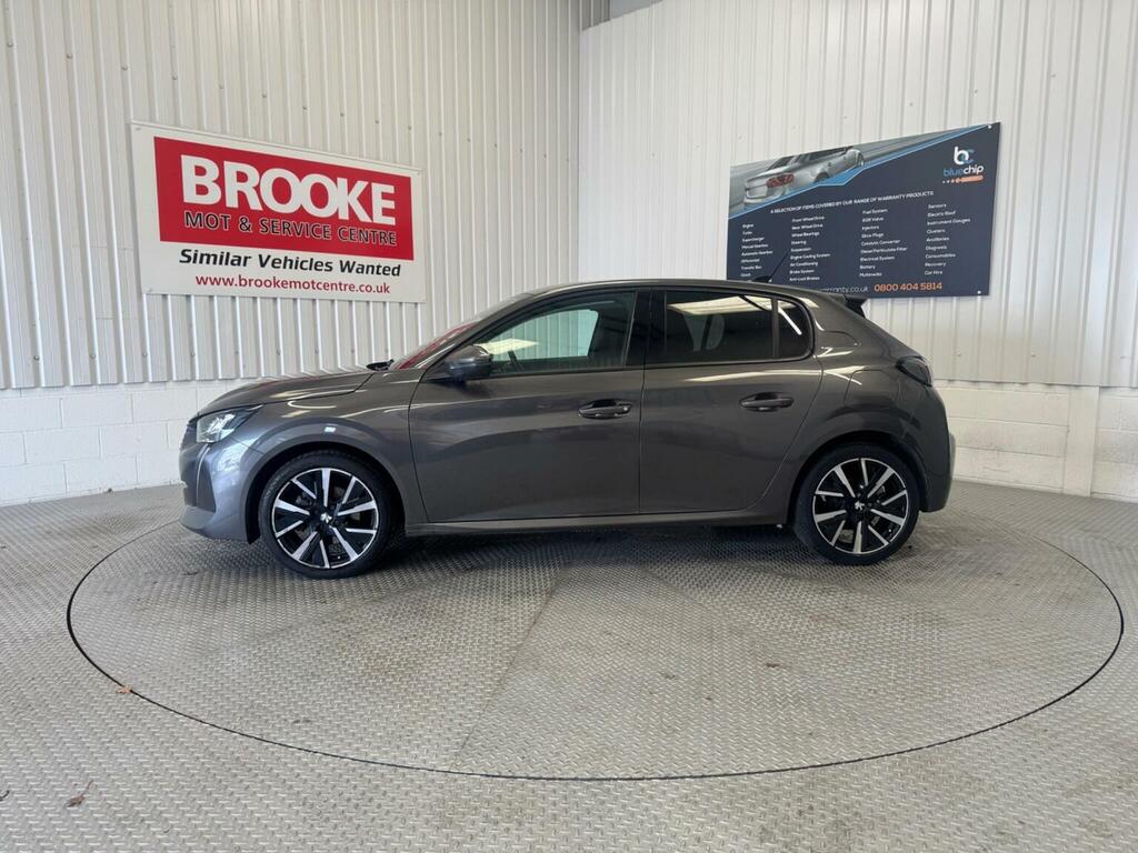 Peugeot 208 Hatchback 1.2 Puretech Allure Euro 6 Ss 20 HK70FYT Grey #4