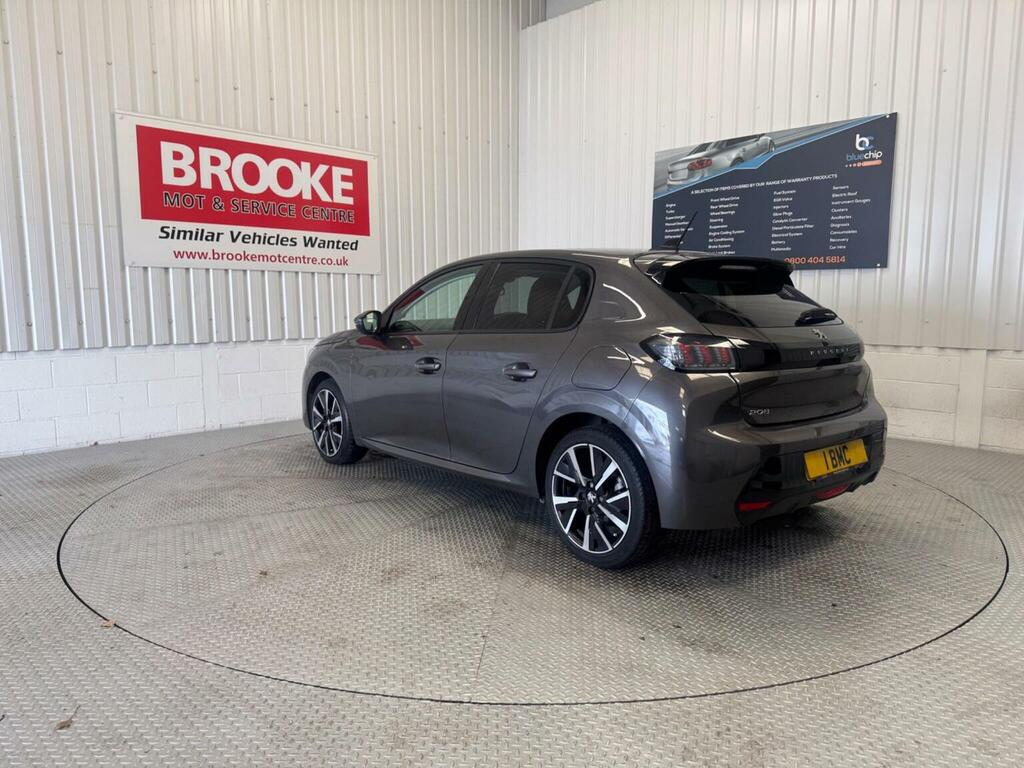 Peugeot 208 Hatchback 1.2 Puretech Allure Euro 6 Ss 20 HK70FYT Grey #5