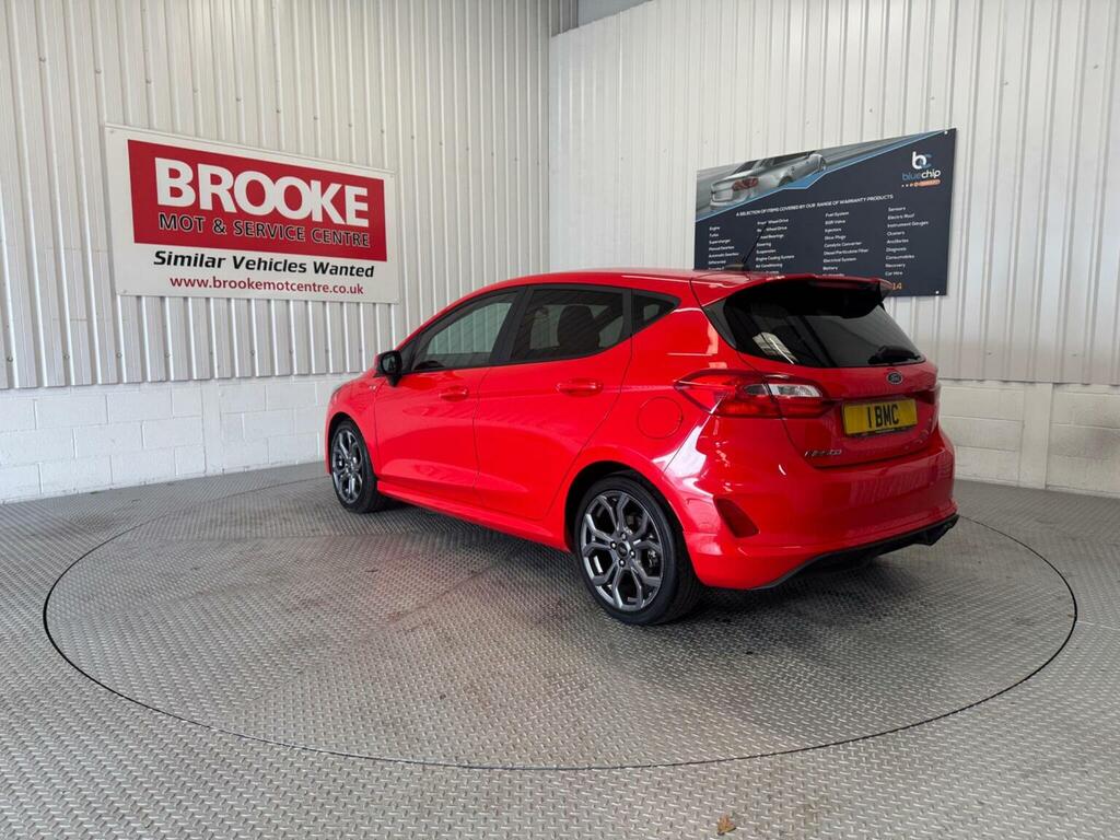 Ford Fiesta Hatchback 1.0T Ecoboost St-line Euro 6 Ss WN19UJT Red #5