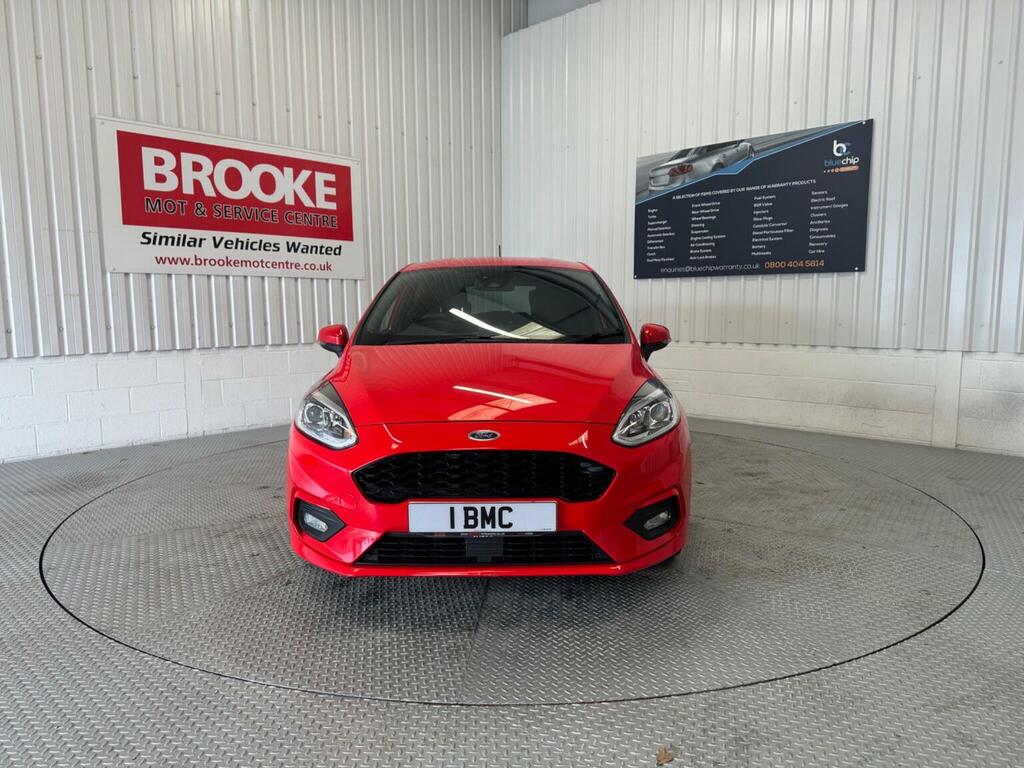 Ford Fiesta Hatchback 1.0T Ecoboost St-line Euro 6 Ss WN19UJT Red #2