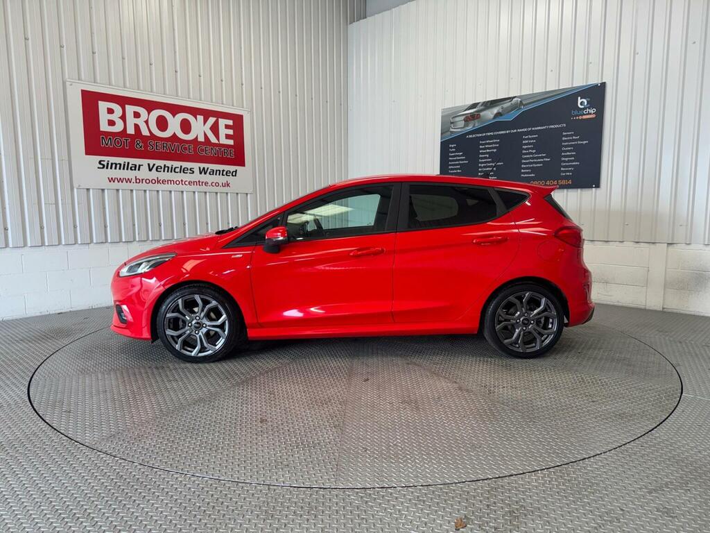 Ford Fiesta Hatchback 1.0T Ecoboost St-line Euro 6 Ss WN19UJT Red #4