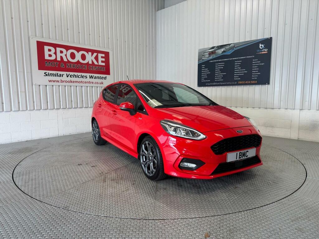 Ford Fiesta Hatchback 1.0T Ecoboost St-line Euro 6 Ss WN19UJT Red