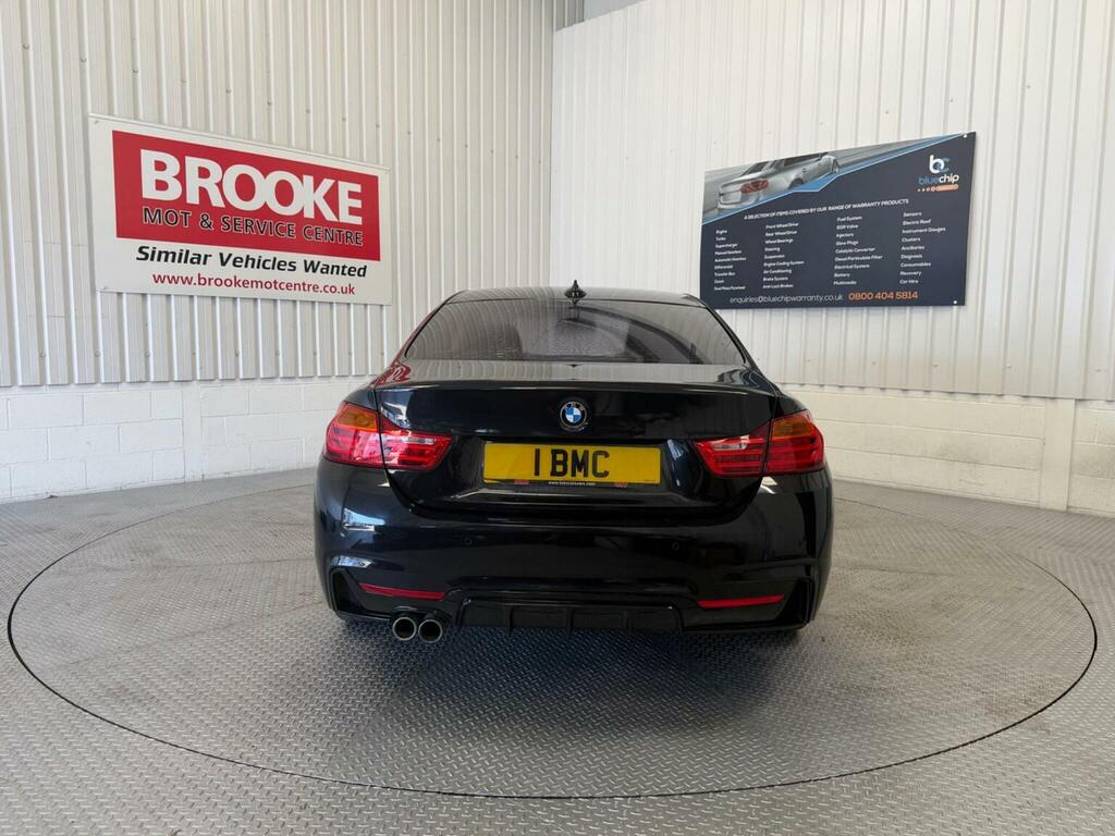 BMW 4 Series Gran Coupe Coupe 3.0 430D M Sport Xdrive Euro 6 Ss PL65NXR Black #4
