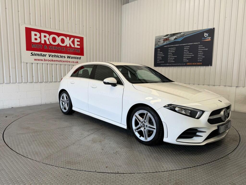 Mercedes-Benz A Class Hatchback 1.3 A200 Amg Line 7G-dct Euro 6 Ss White