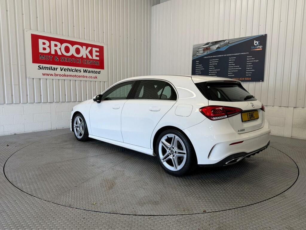 Mercedes-Benz A Class Hatchback 1.3 A200 Amg Line 7G-dct Euro 6 Ss WD18SPU White #5