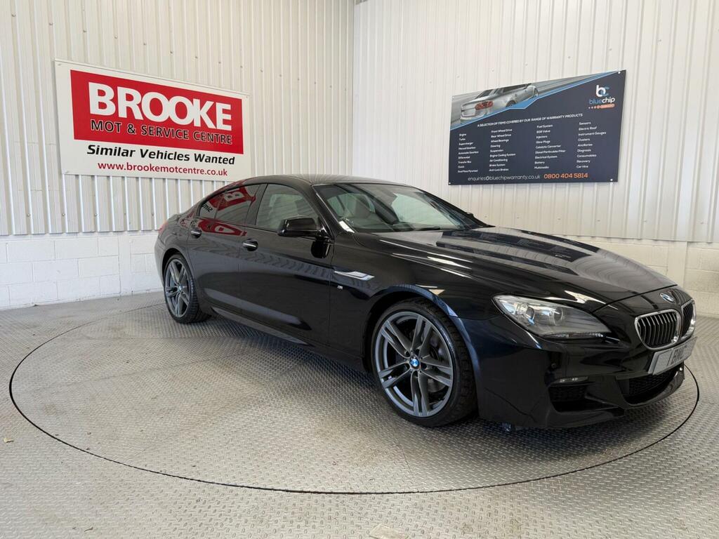 BMW 6 Series Gran Coupe Saloon 3.0 640D M Sport Euro 5 Ss 201 Black