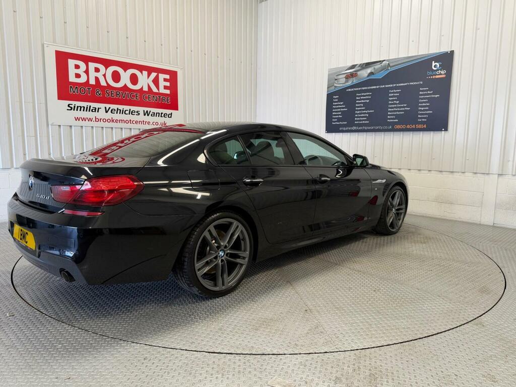 BMW 6 Series Gran Coupe Saloon 3.0 640D M Sport Euro 5 Ss 201 Black #3