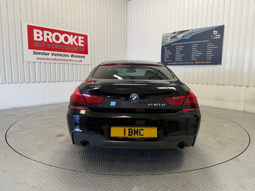 BMW 6 Series Gran Coupe Saloon 3.0 640D M Sport Euro 5 Ss 201 Black #4