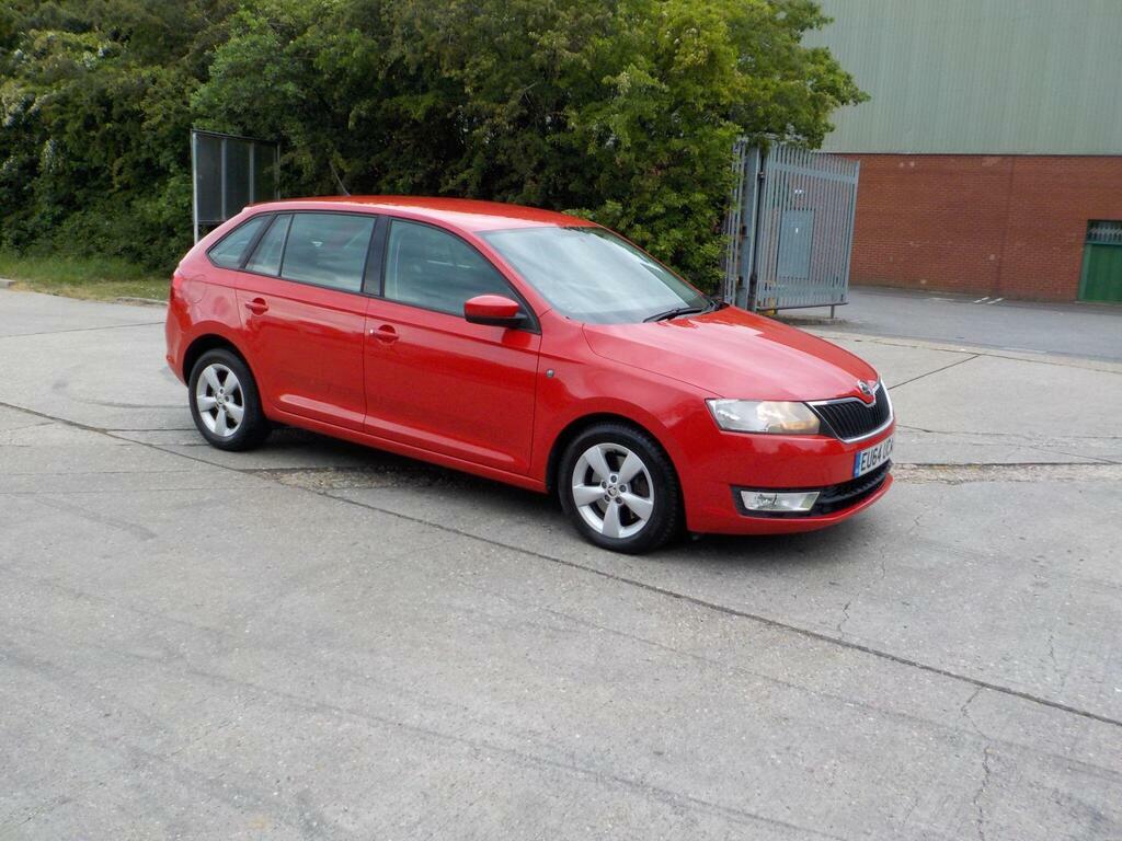 Skoda Rapid Spaceback 1.6 Tdi Se Euro 5 Red #5
