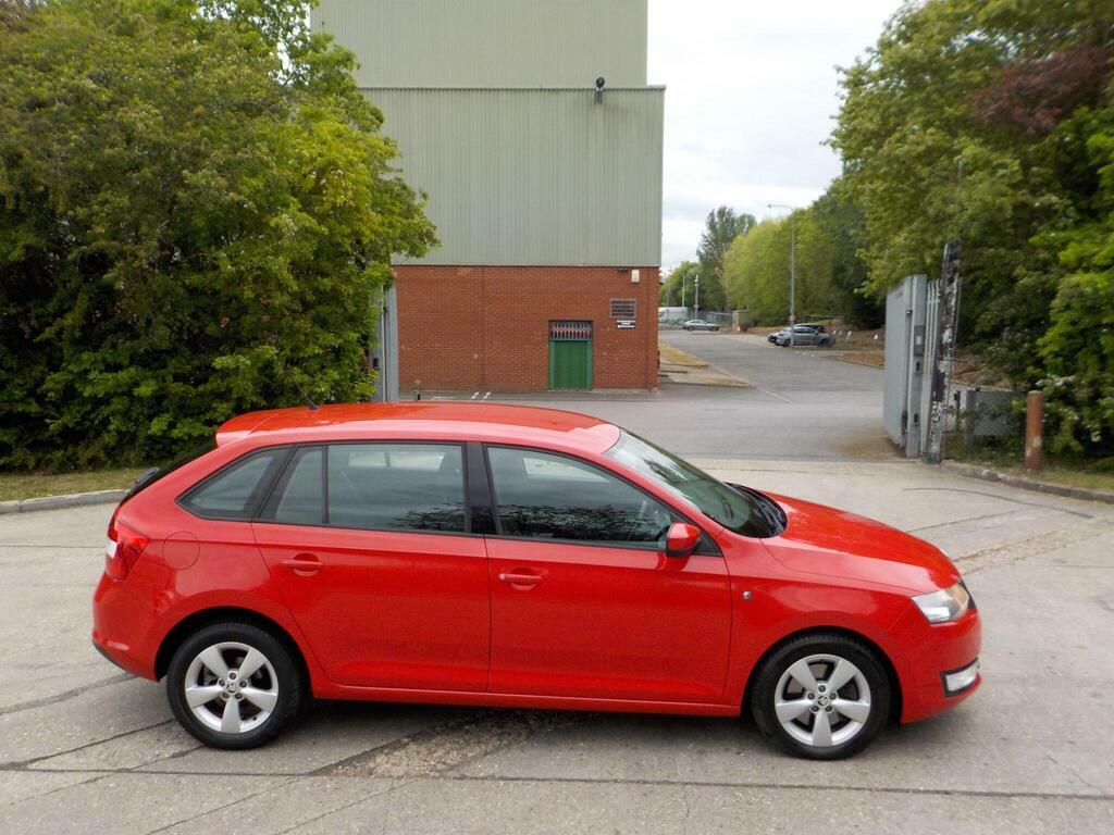 Skoda Rapid Spaceback 1.6 Tdi Se Euro 5 Red #2