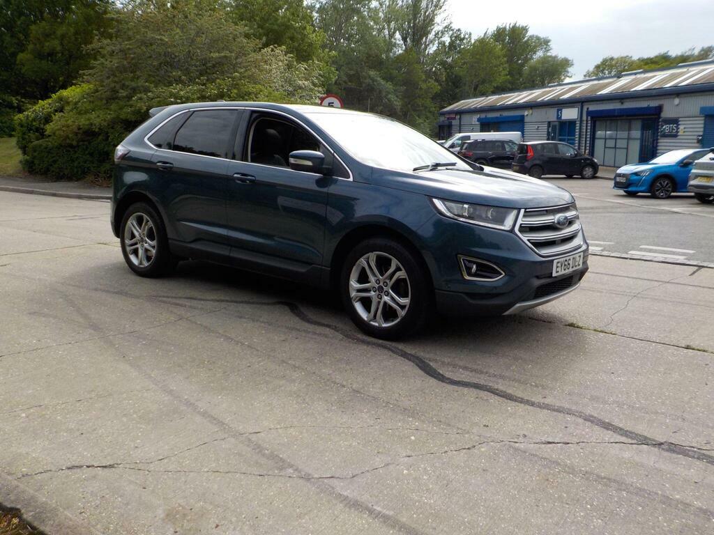 Ford Edge 2.0 Tdci Titanium Powershift Awd Euro 6 S S EY66DLZ Blue #4