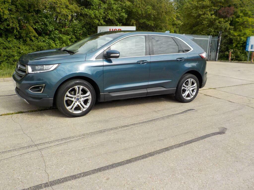 Ford Edge 2.0 Tdci Titanium Powershift Awd Euro 6 S S EY66DLZ Blue #5