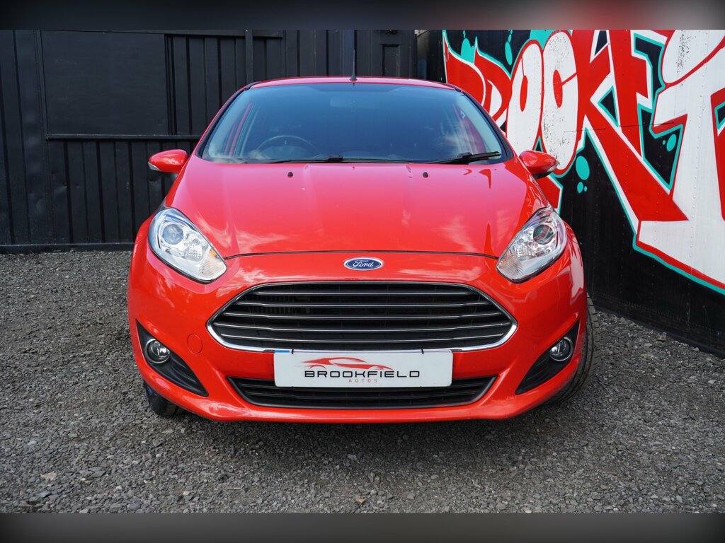 Ford Fiesta 1.0T Ecoboost Zetec Hatchback Eu SY15OHN Red #4