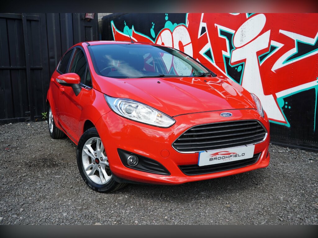 Ford Fiesta 1.0T Ecoboost Zetec Hatchback Eu SY15OHN Red #2