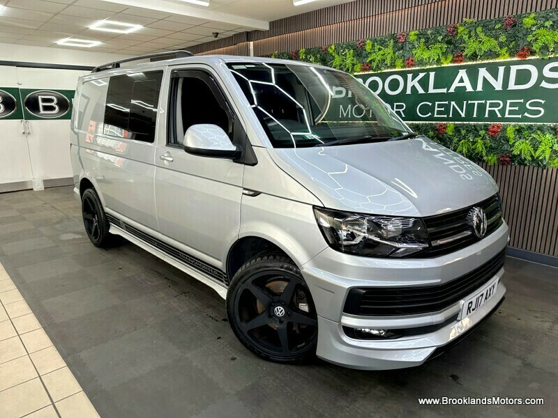 Volkswagen Transporter T32 Tdi Kombi Highline Bmt 6X Seats Sat Nav RJ17AXX Silver #2