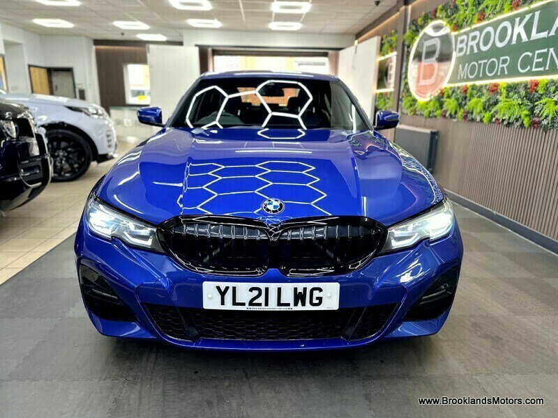BMW 3 Series 320I M Sport 3X Services, Sat Nav, Leather Heat YL21LWG Blue #5