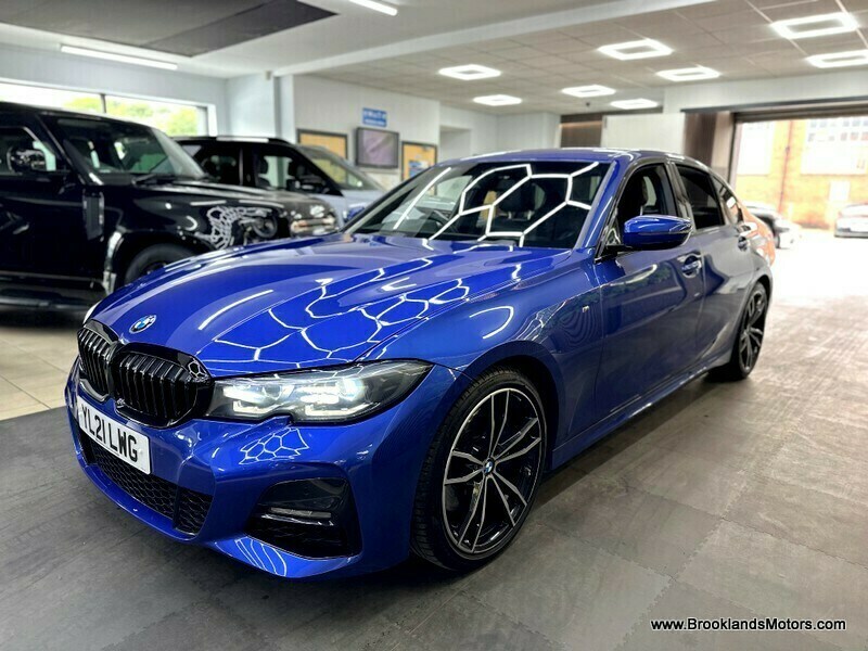 BMW 3 Series 320I M Sport 3X Services, Sat Nav, Leather Heat YL21LWG Blue #6