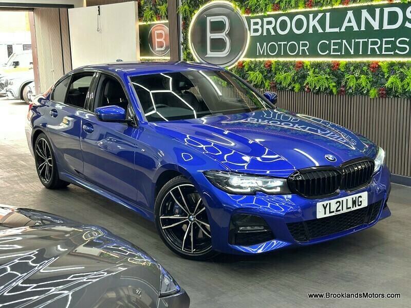 BMW 3 Series 320I M Sport 3X Services, Sat Nav, Leather Heat Blue