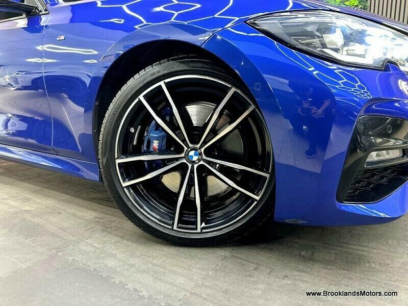 BMW 3 Series 320I M Sport 3X Services, Sat Nav, Leather Heat YL21LWG Blue #4
