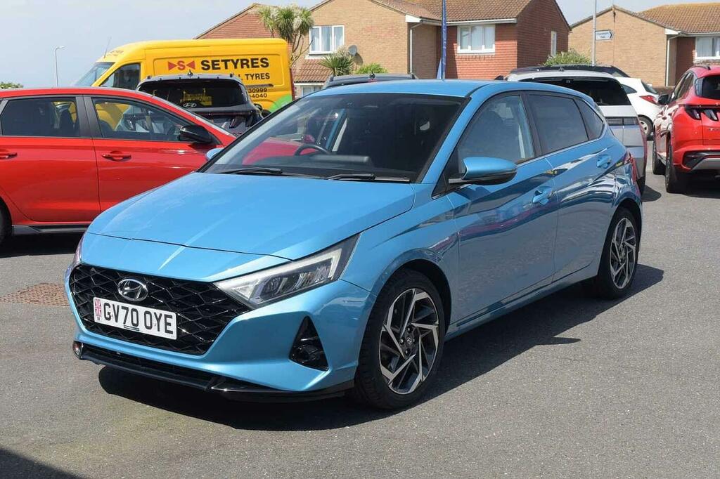 Hyundai I20 Hatchback GV70OYE Green #3